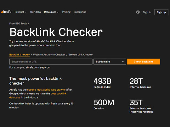 Backlink Checker