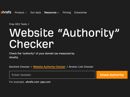 Website Authority Checker