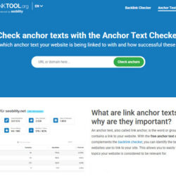 Anchor Text Checker